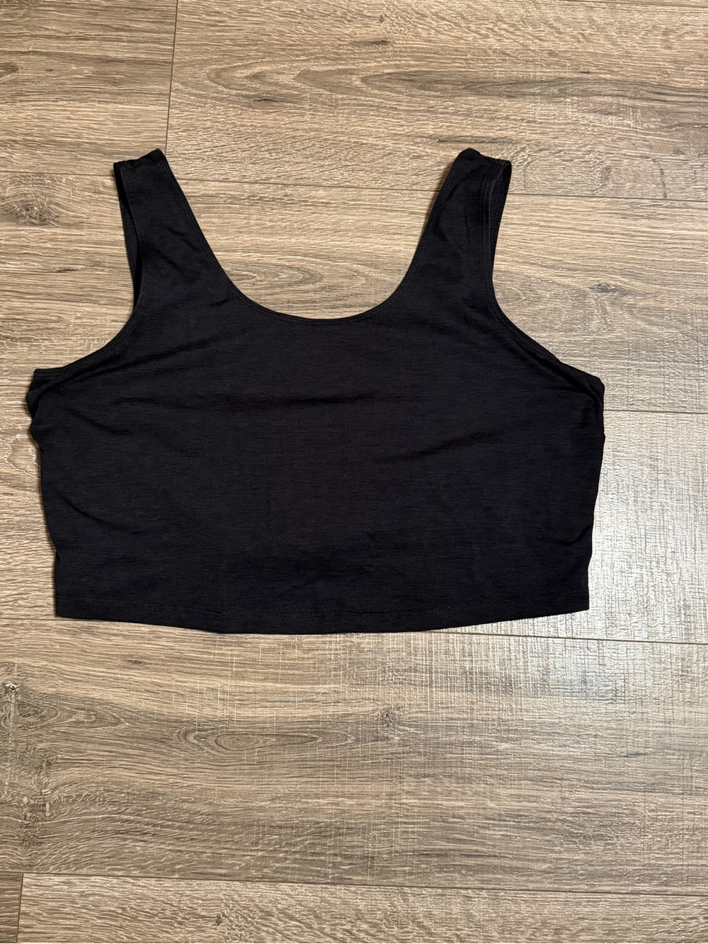 torrid Black Scoop-Neck sports bra